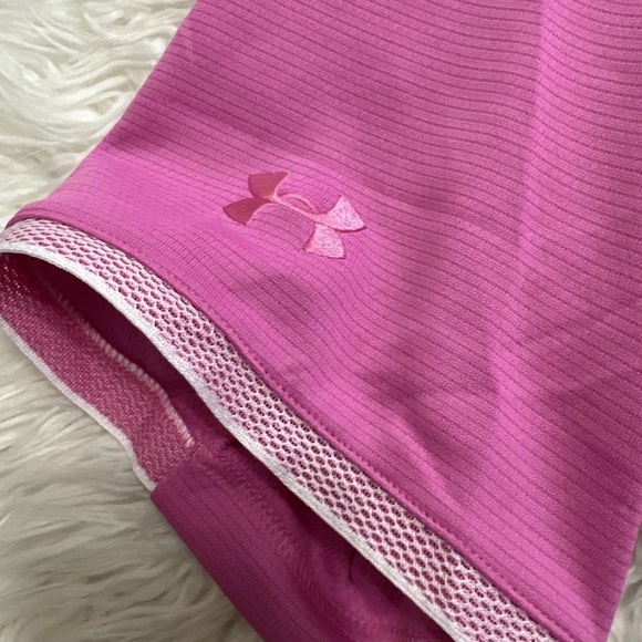 (3 pk for $50) Under Armour Men's Corporate Rival Short Sleeve Polo Pink 3XL - Picture 7 of 10
